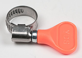 1/2" by 3/4" Butterfly Hose Clamp 