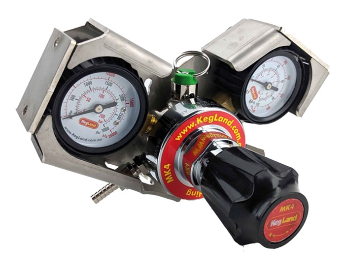 KegLand MK4 Regulator Stainless Gauge Guard